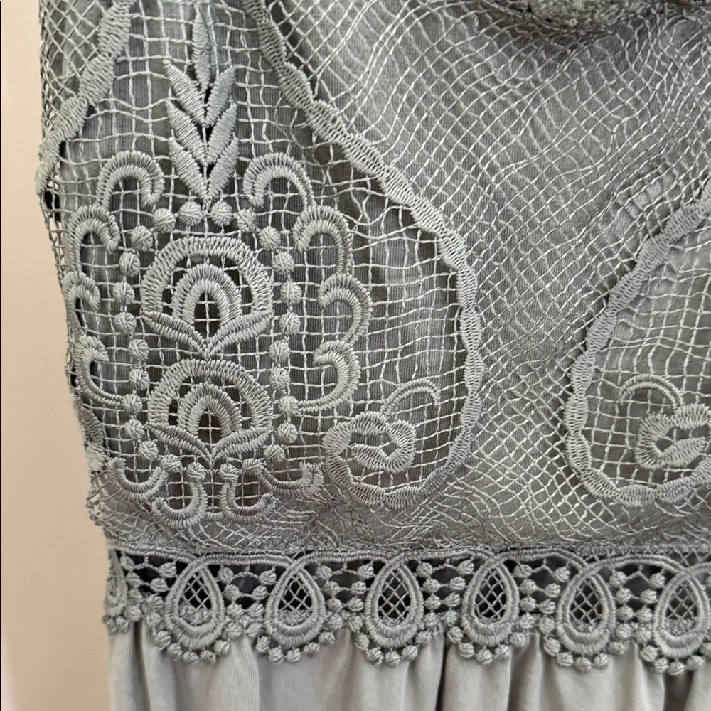 Topshop Olive Green Mini Dress - Picture 4 of 4